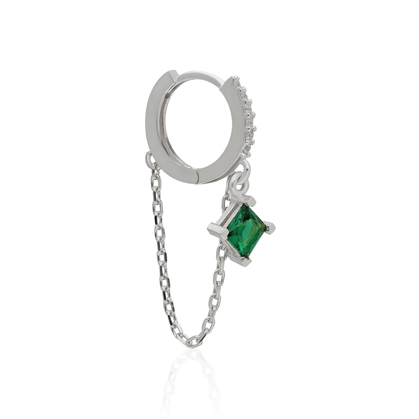 Aplin Emerald Tile Earring