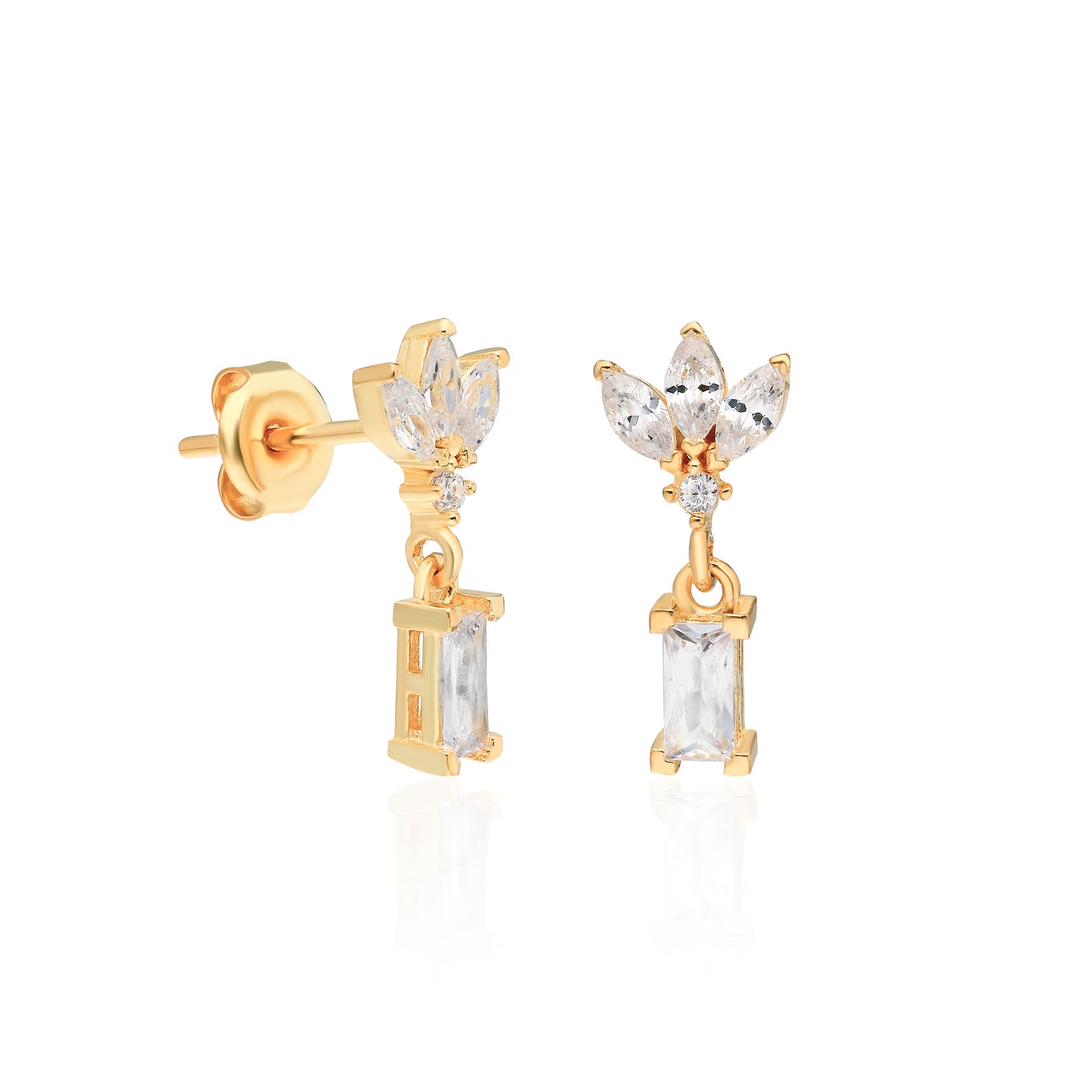 Bella Mia Baguette Earring