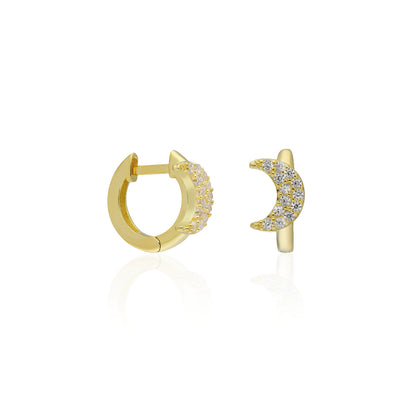 Crescent Huggie Earring