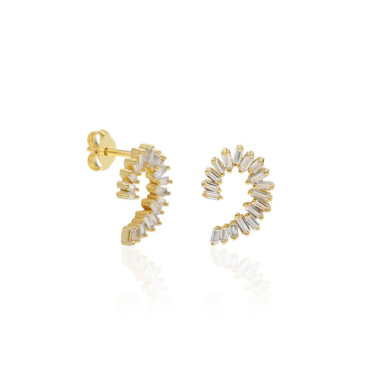 Debby Baguette Two Earring