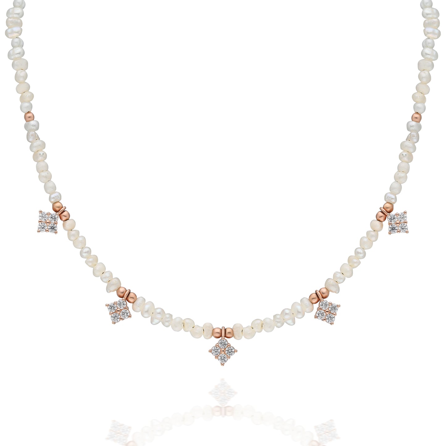 Flower Pearl Necklace