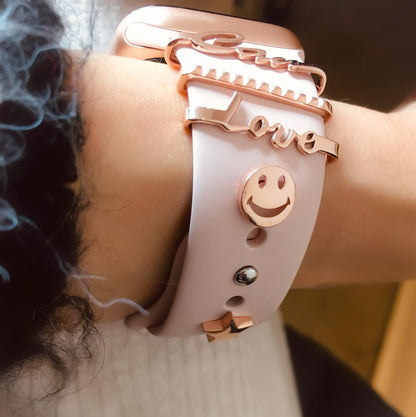 Happy Face Watch Band Charm