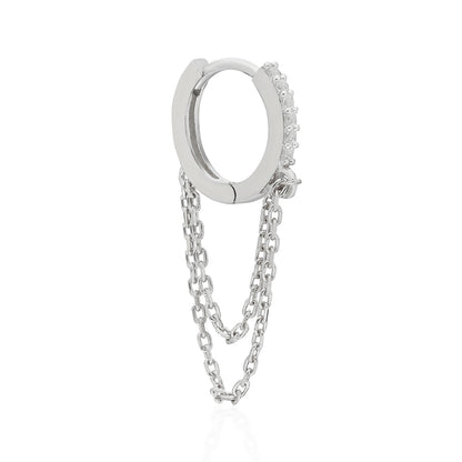 Linda Double Chain Earring