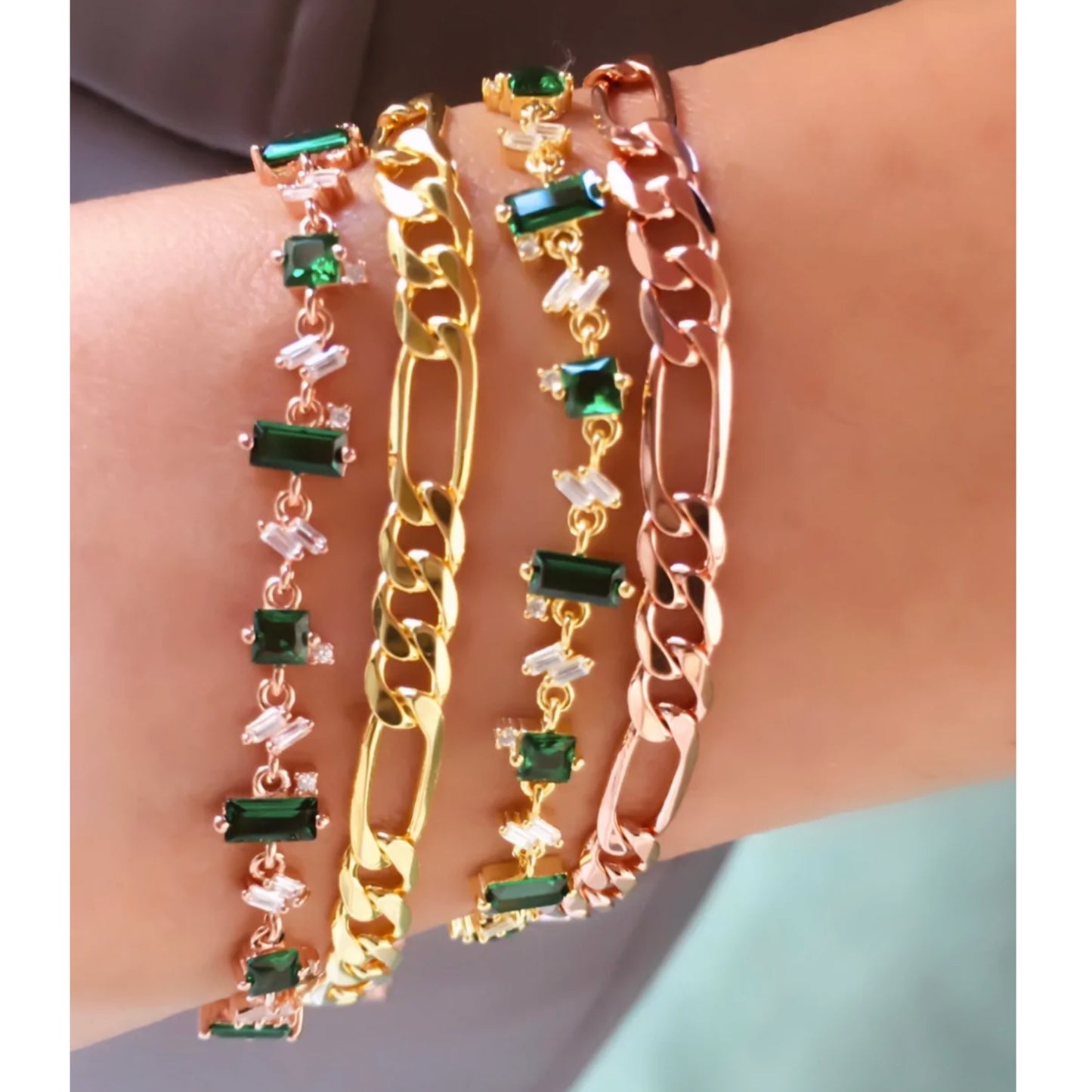 Linda Figaro Chain Bracelet