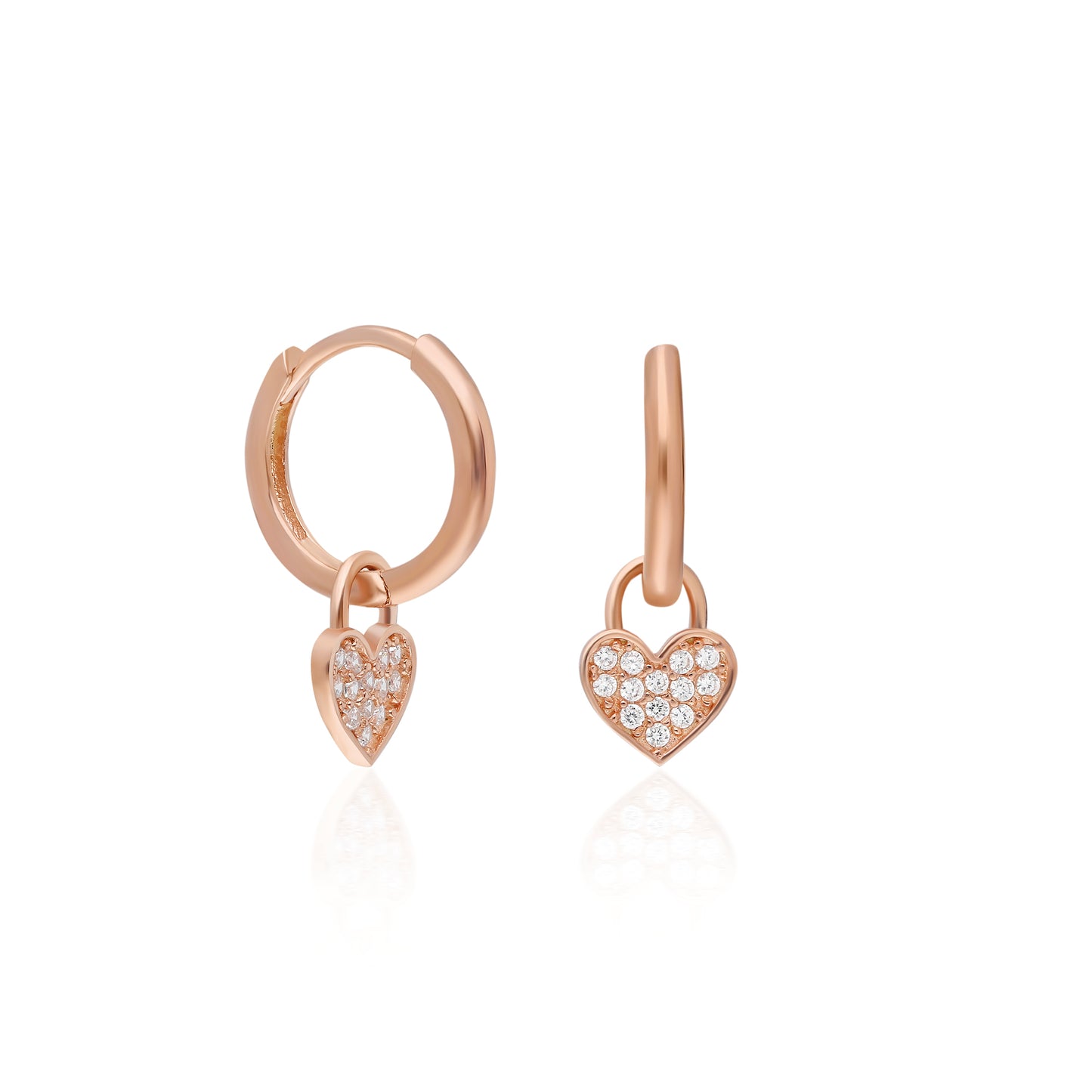 Mini Heart Drop Earring