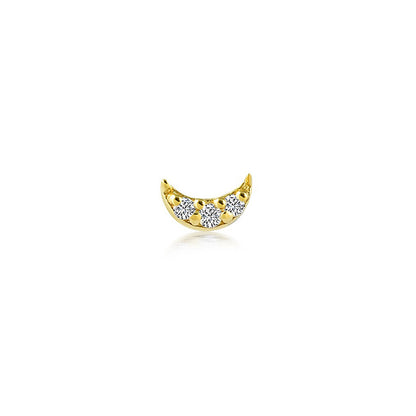 New Moon Gold Piercing