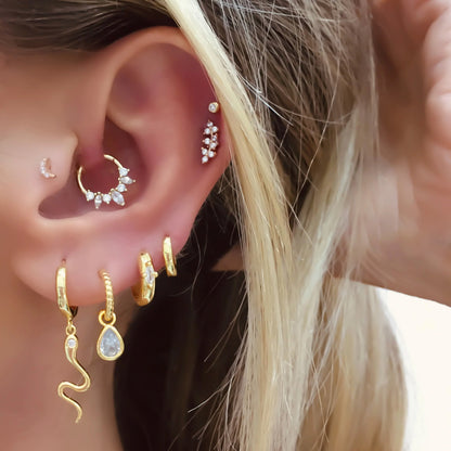 New Moon Gold Piercing