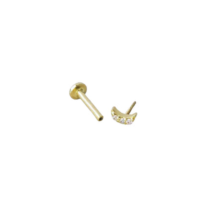 New Moon Gold Piercing