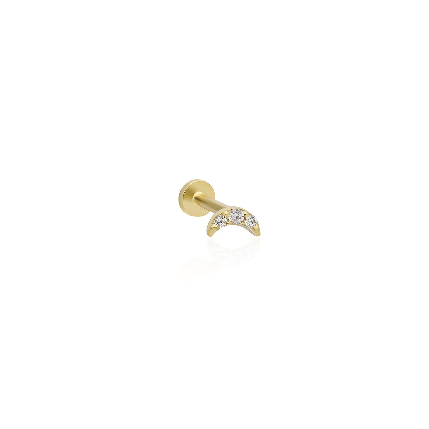 New Moon Gold Piercing