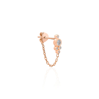 Novel Merry Short Chain Earring