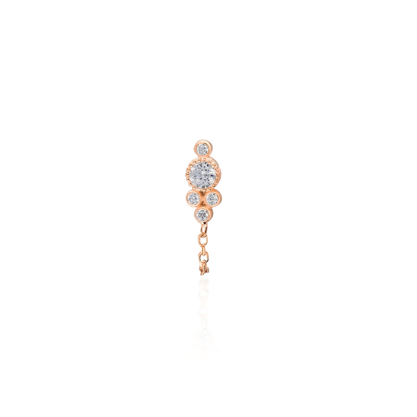 Novel Merry Short Chain Earring