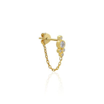 Novel Merry Short Chain Earring