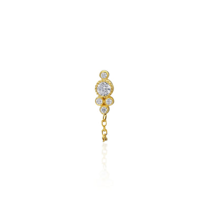 Novel Merry Short Chain Earring