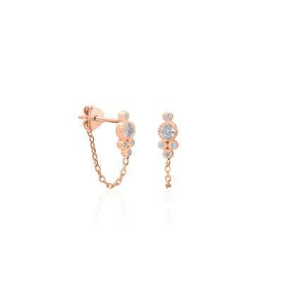 Novel Merry Short Chain Earring