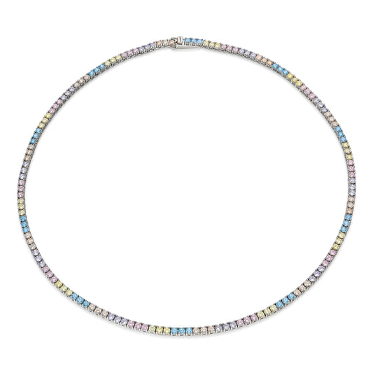 Pastel Multicolor Choker Necklace
