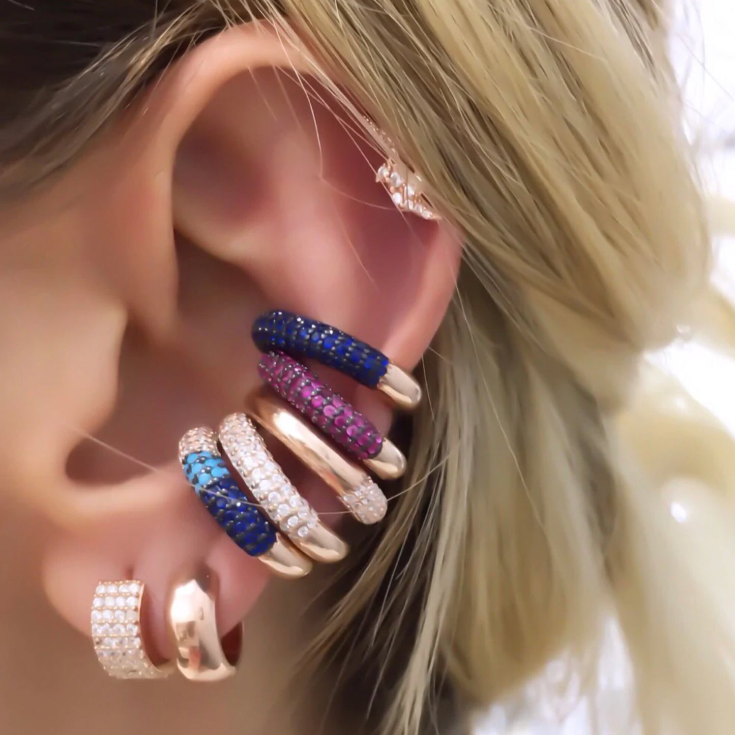 Pink Thick Ear Cuff