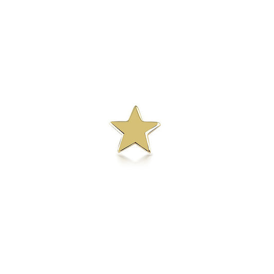Plain Star Gold Piercing