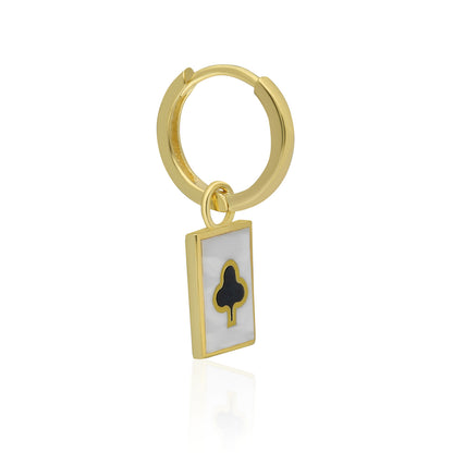 Poker Club Earring