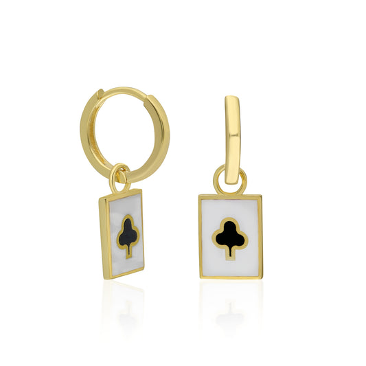 Poker Club Earring