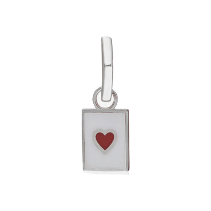 Poker Heart Earring