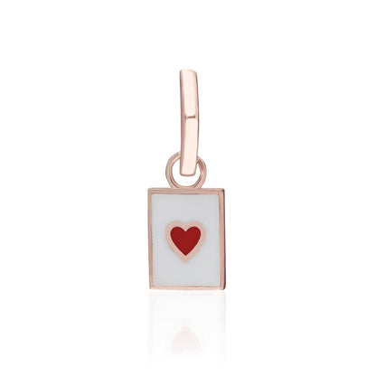 Poker Heart Earring