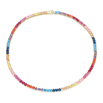Sevilla Multicolor Heart Necklace