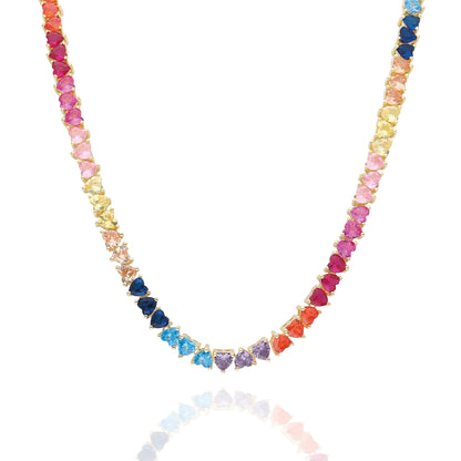 Sevilla Multicolor Heart Necklace