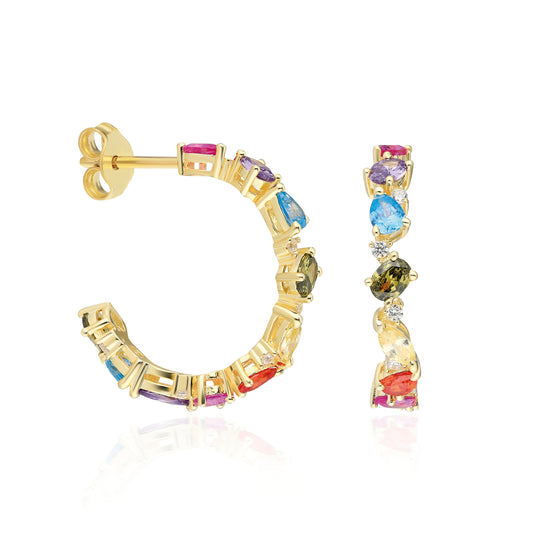 Sofia Mix Loop Earring