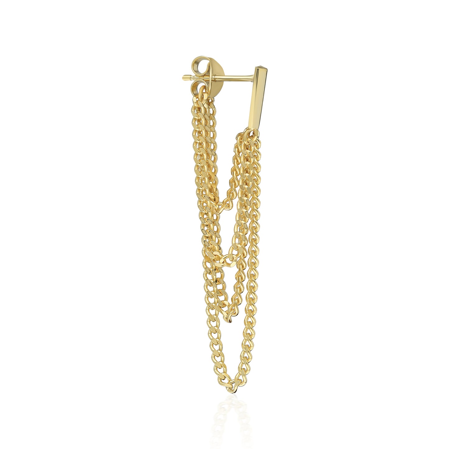 Terry Curb Chain Earring