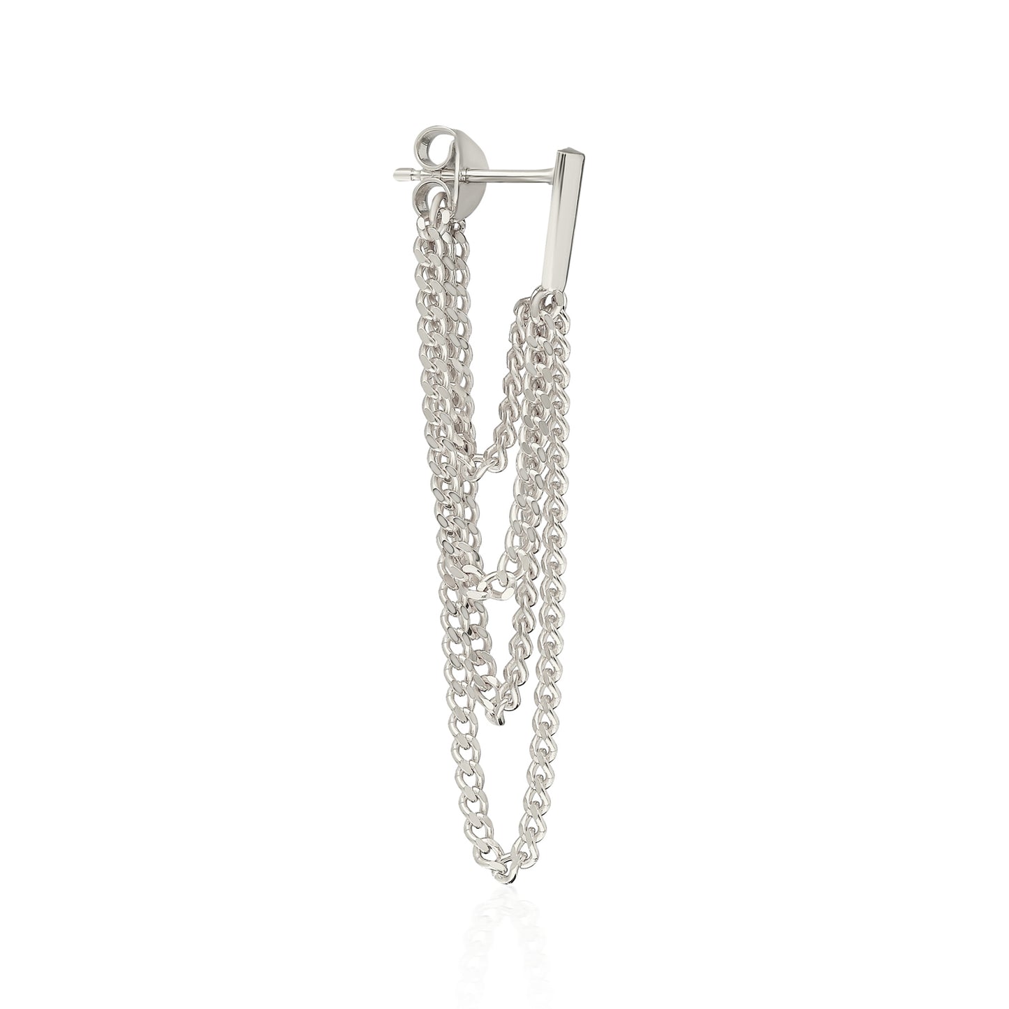 Terry Curb Chain Earring