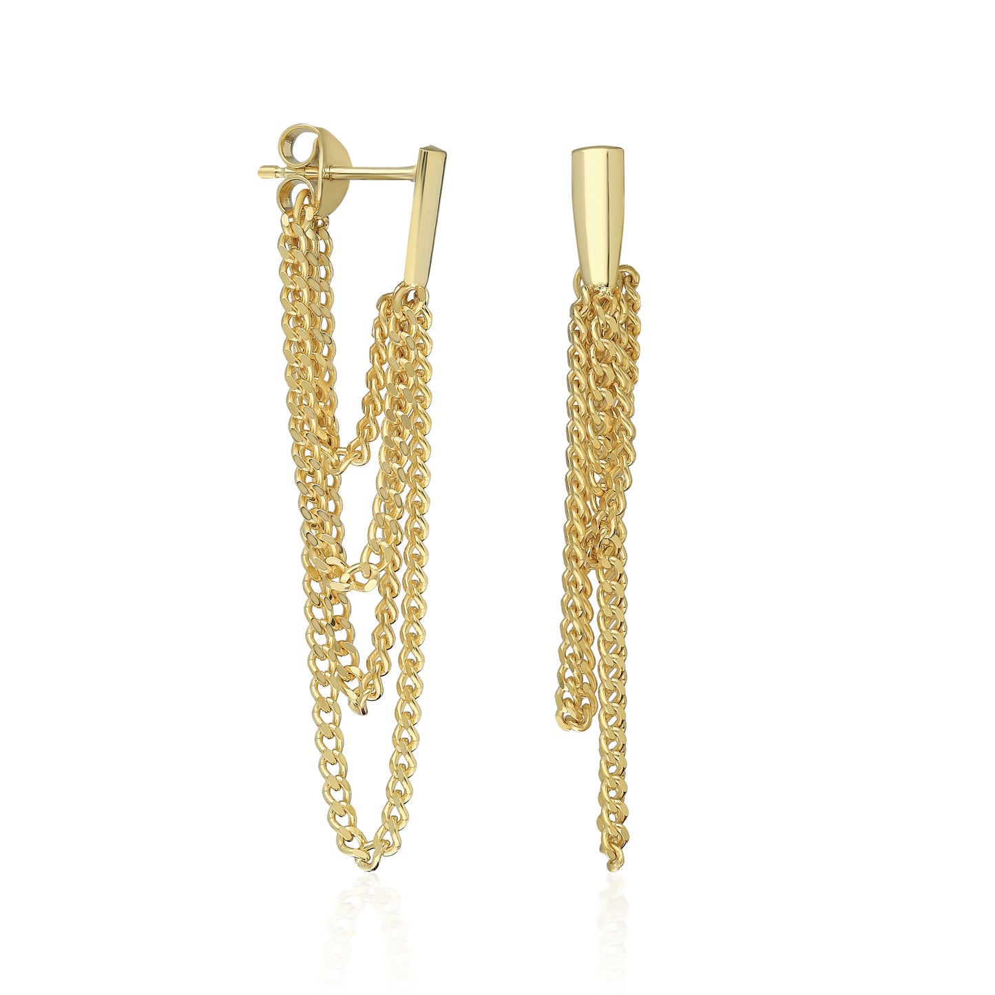 Terry Curb Chain Earring