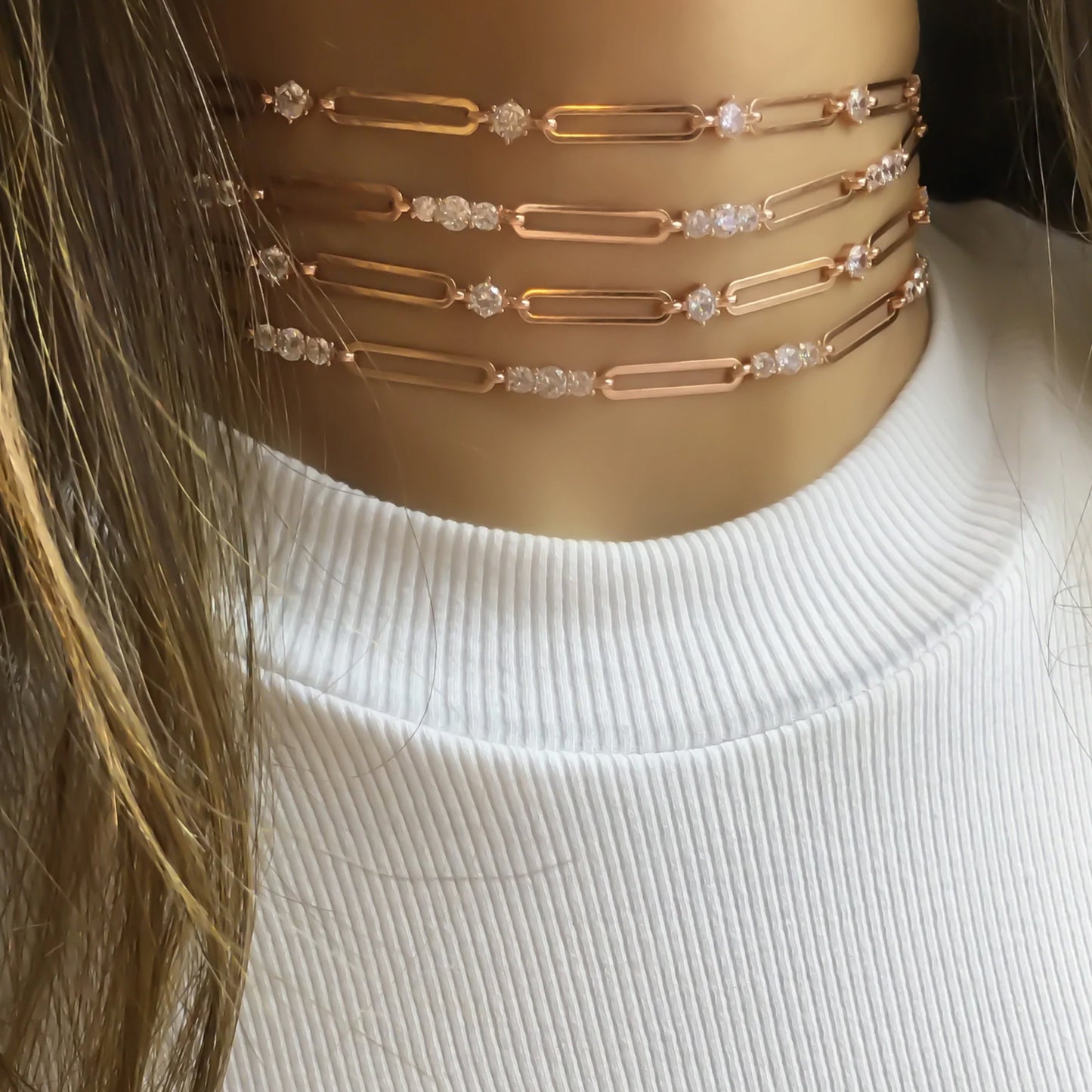 Tria Chain Choker