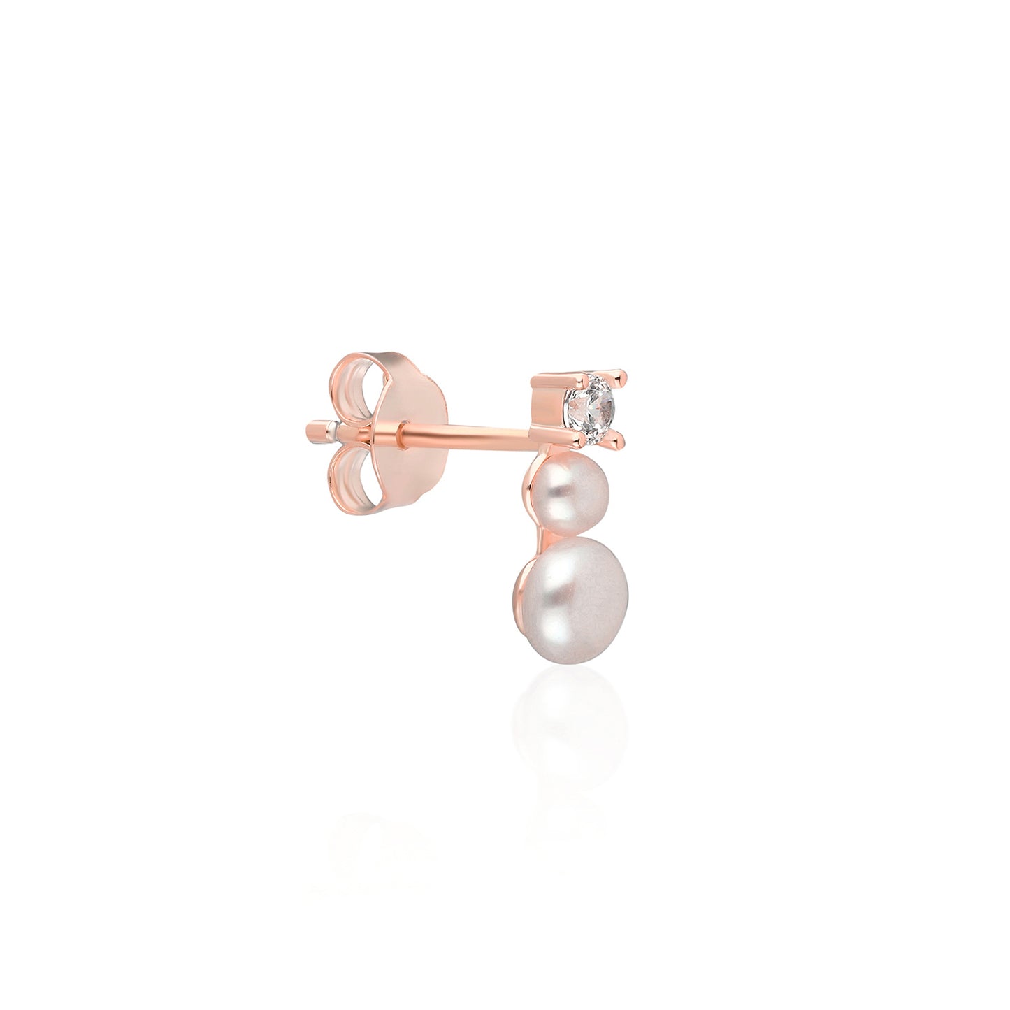 Vio Pearl Trio Point Earring