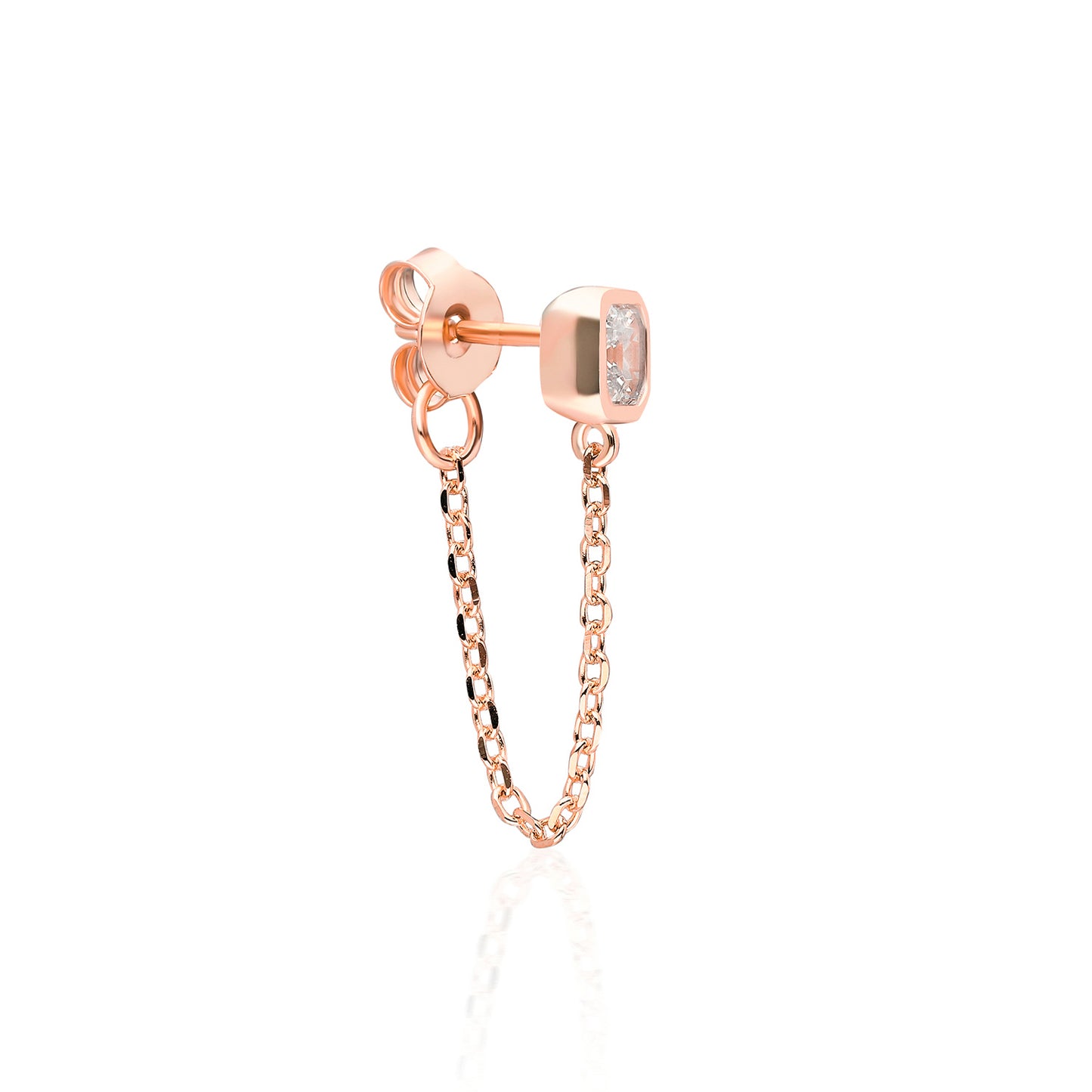 Vio Square Short Chain Earring