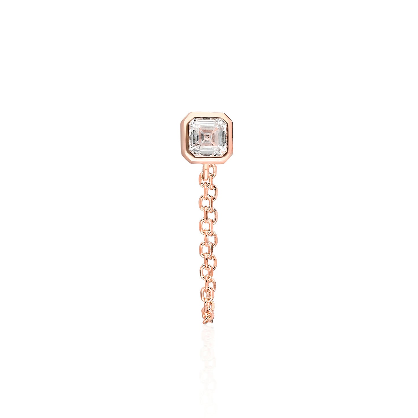 Vio Square Short Chain Earring