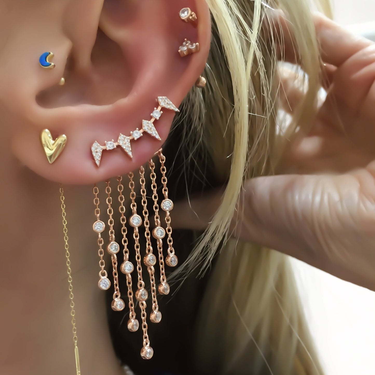 Wendy Chain Earring